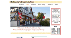 Desktop Screenshot of birkholmsbakery.com